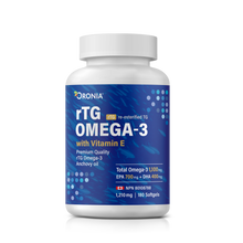 이미지를 갤러리 뷰어에 로드 , rTG Omega-3 with Vitamin E 180 Softgels