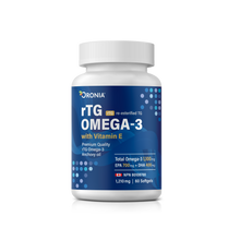 이미지를 갤러리 뷰어에 로드 , rTG Omega-3 with Vitamin E 60 Softgels