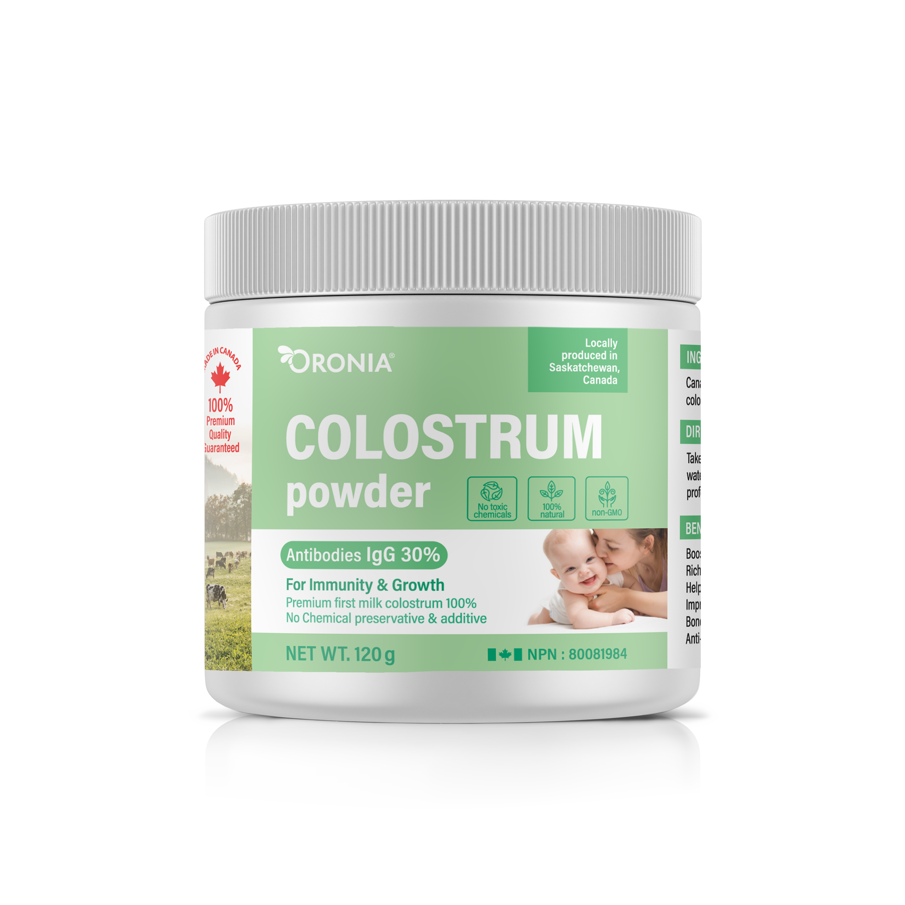 Colostrum Powder 120g – ORONIA