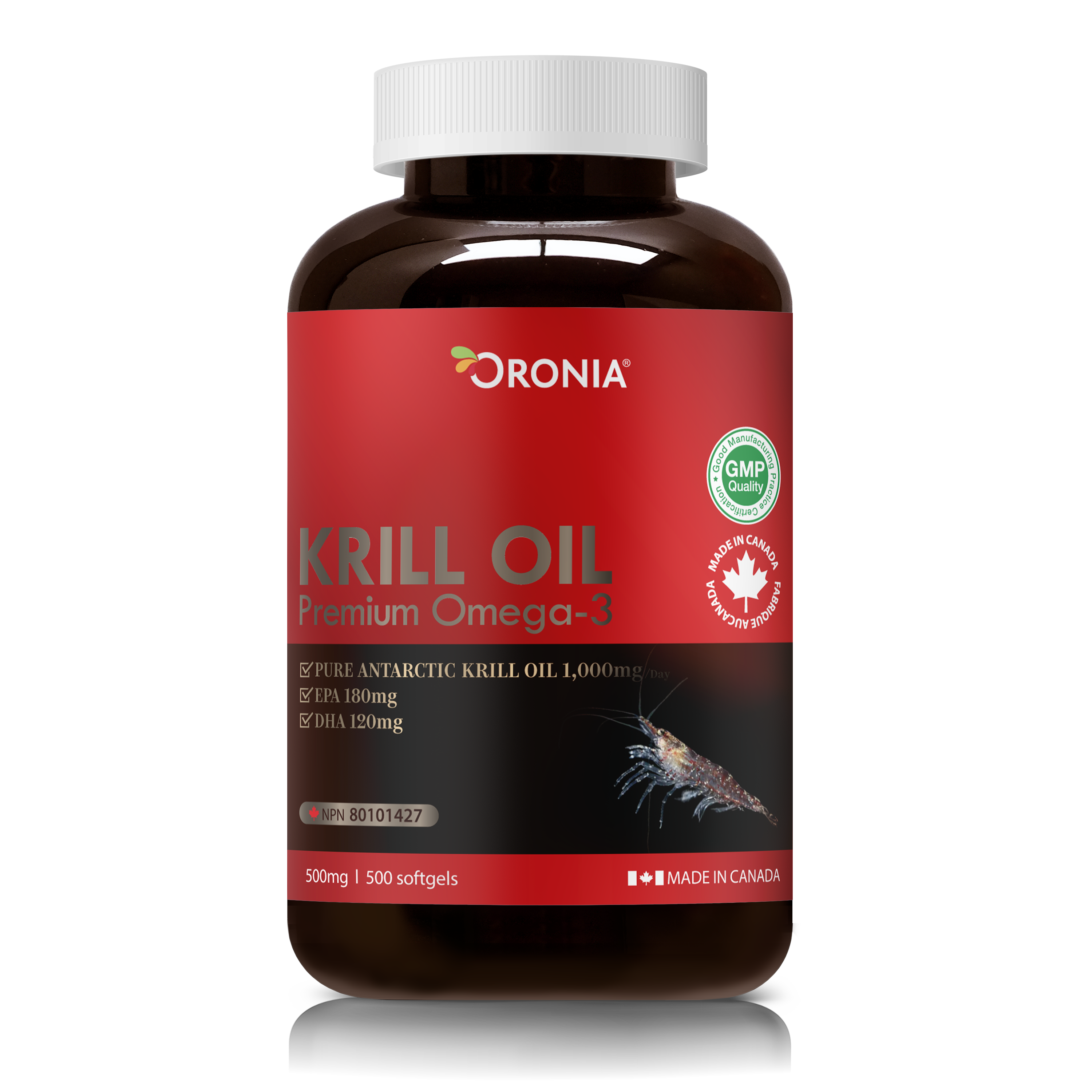 Krill Oil Premium Omega-3 _ Value size – ORONIA