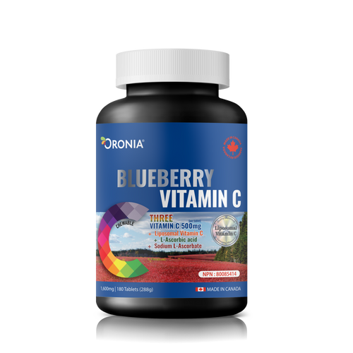 Blueberry Vitamin C 180 Tablets