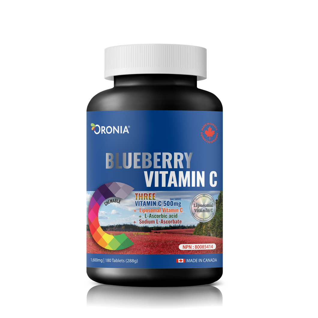 Blueberry Vitamin C 180 Tablets