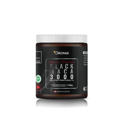 Organic Peruvian Black Maca Powder 100g