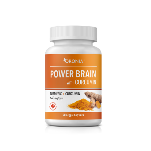 Power Brain with Curcumin 90 Capsules